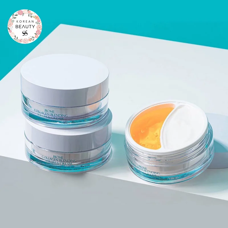 سرم و کرم مخلوط شونده Biome Collagen پرتی