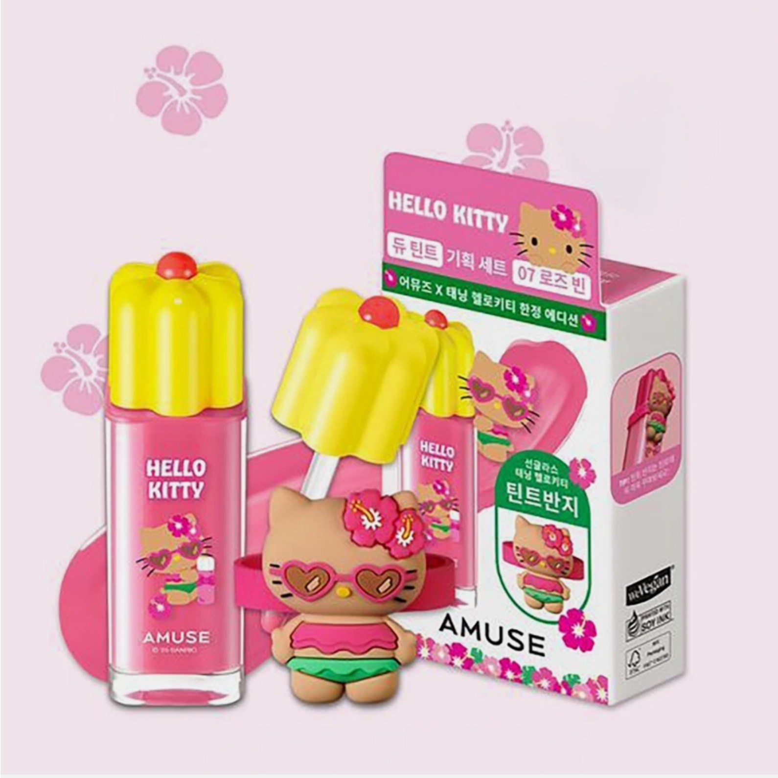 تینت لب Amuse Dew Tint (کالکشن Hello Kitty)